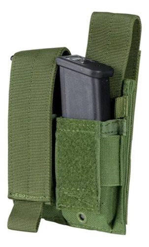 Portacargador Doble Para Corta Ma23 Condor Color Verde Olivo