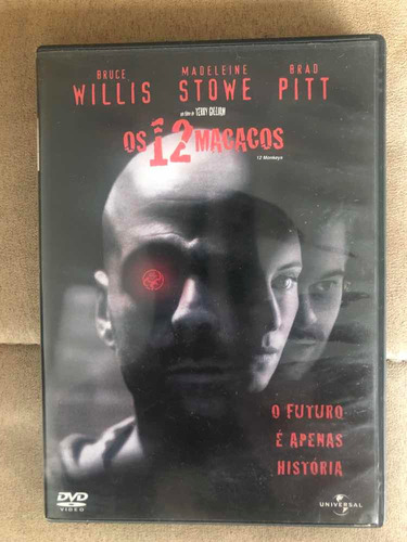 Dvd Os 12 Macacos Bruce Willis Brad Pitt