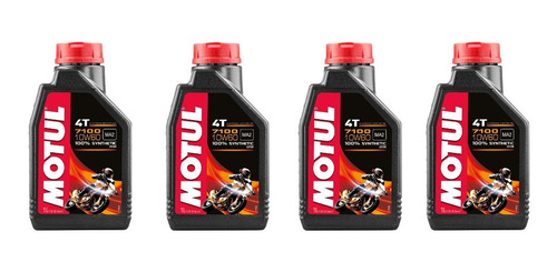 Aceite Motul 7100 10w60 Kit 4 Lts Motos Ktm Husqvarna Guzzi