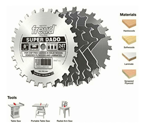 Freud Sd508: Juegos Super Dado De 8 Pulgadas