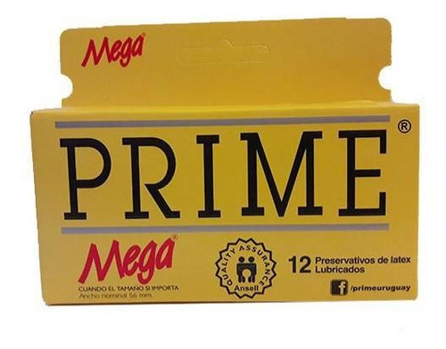Preservativo Prime Mega X12 Unidades