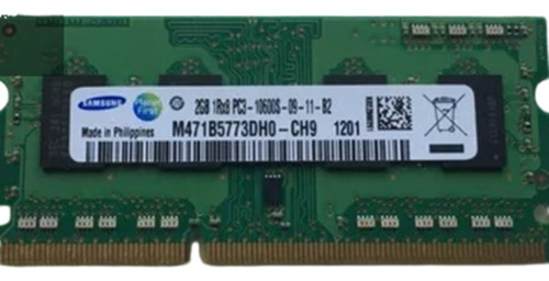 Memoria Ram 2gb Samsung  1rx8 Pc3 10600