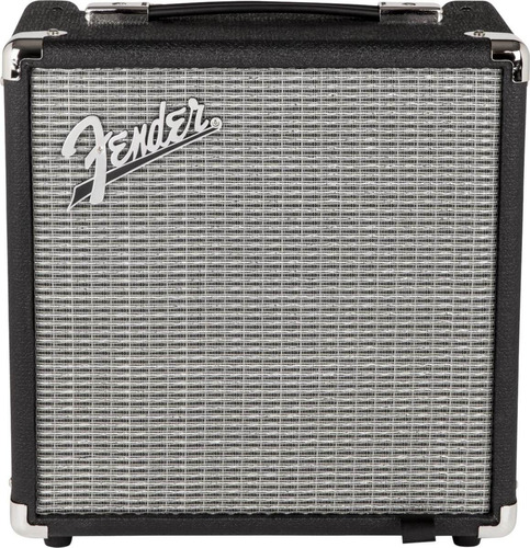 Amplificador Fender Rumble Series Rumble 15 Transistor para baixo de 15W cor preto/prata 220V