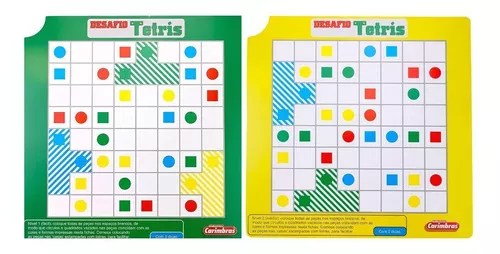 Tetris de Encaixar de Madeira – Jogo Educativo para Crianças – Afeto Lúdico