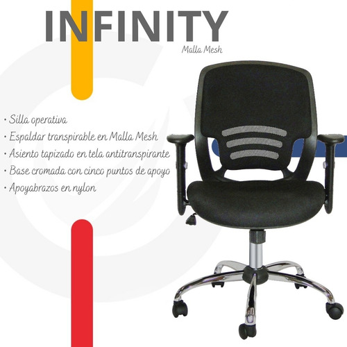 Silla Infinity Ejecutiva Ergonómica Oficina Escritorio