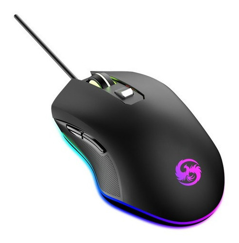 Kit Teclado E Mouse Fire Phoenix Be-k2 Preto Rgb Preto Preto