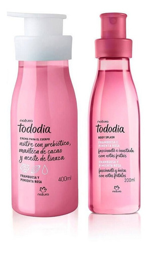 Natura Tododia Kit Regalo Frambuesa Y Pimienta Rosa
