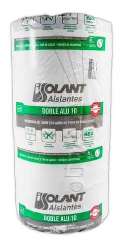 Aislante Membrana Doble Aluminio Puro 10 Mm - Isolant