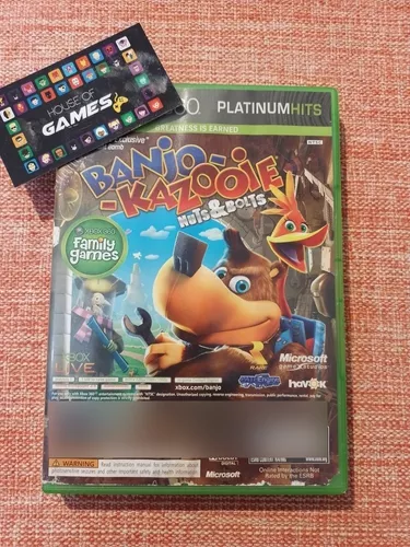 Banjo Kazooie Nuts & Bolts Xbox 360 Usado Retro Capa Reimpre