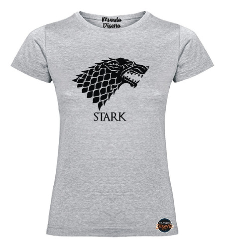 Polera Mujer Game Of Thrones - Stark - Lobo - Winter Is... 