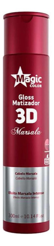 Matizador Magic Color 300 Ml- Efecto Marsala Intenso