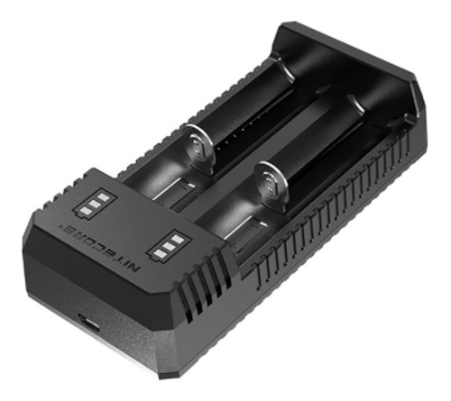 Imagen 5 de 10 de Cargador De Baterias Ui2 Usb Nitecore 2 Slot Display 18650