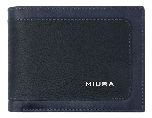 Billetera Miura Hombre Mod. Francesco 100% Cuero Natural