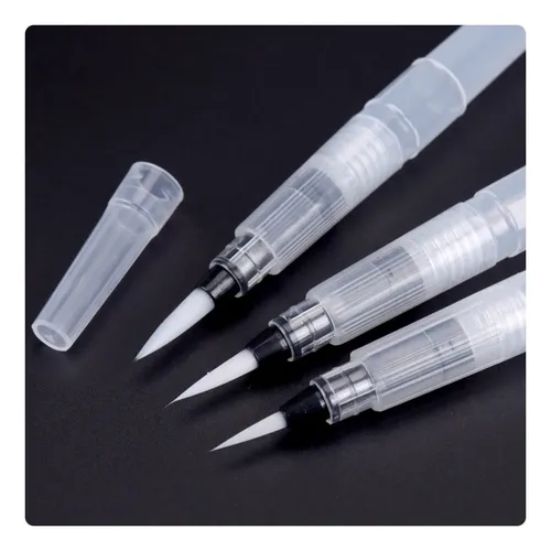 Pinceles Recargables Para Acuarelas Set X6 Unidaes