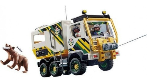 Imagen 3 de 9 de Playmobil 70278 Camion De Expedicion Zoo Original