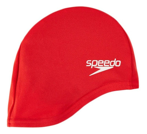 Gorra Natacion Speedo Básica Polyester Adulto Color Rojo