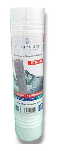 Cartucho Filtro E10-110 Sedimentos 5 Micras Clear Water