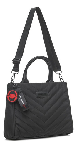Cartera Oreiro Love Ex 18374.1 Negro Nylon 100% C/ Costuras Ore Ex 18374.1 Negro Lisa Níquel Negro