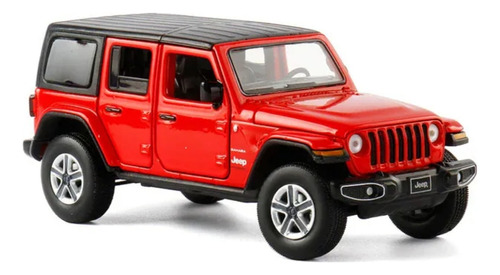 Jeep Colección Rubicon Metálico Luz Sonido Escala 1:32 Metal