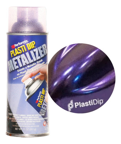 Pintura Removible Plasti Dip Aerosol Violeta Metalizado