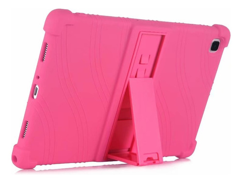 Funda Para Samsung Tab S6 Lite 10.4  Gomas + Parante Fucsia