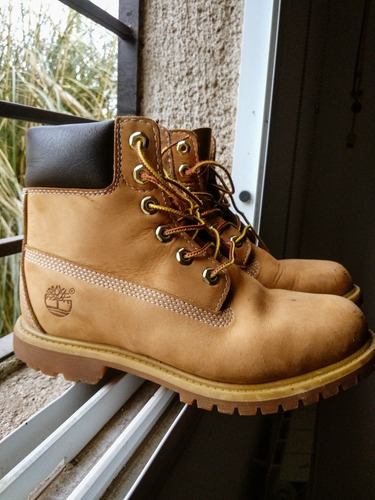 Borcegos Timberland Mujer / Camel 24 Cm. Liquido !