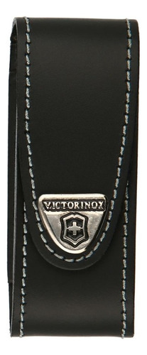 Funda De Piel Victorinox Para Navajas De 91mm Color 500750 Negro