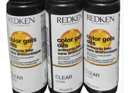 Color Gels Oils Crystal Clear Redken Brillo Sin Color 60ml