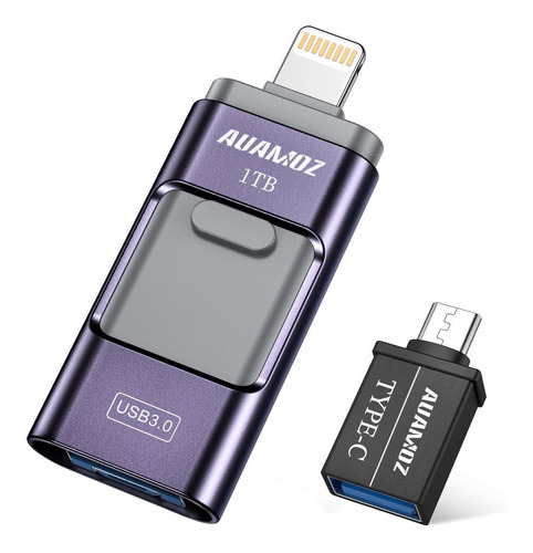 Auamoz - Memoria Usb Para iPhone De 1 Tb, Memoria Usb, Palit