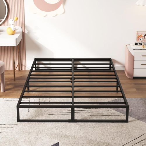 Xinxinyan Base De Cama De Metal Matrimonial De 10 Pulgadas,.