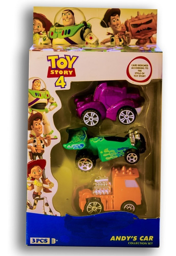 Auto Toy Story Woody Buzz Lightyear Importados X Los 3 Kit 1