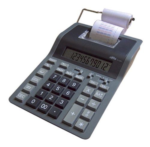 Calculadora De Escritorio C/papel Cifra Pr 1200