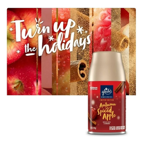 Paquete De 2 Repuestos Aromatizante Glade Autumn Spiced Aple