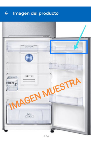 Bandeja Puerta Da63-07417a Refri Samsung Rt38k5982sl (Usado)