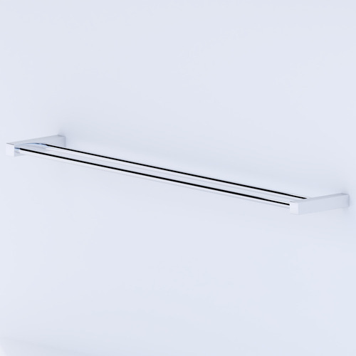 Toallero de baño cuadrado doble 1031tr.prpl.070 Troia