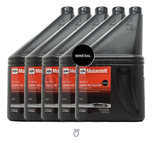 Kit Aceite Ford Motorcraft 15w40 Mineral X 20 Lts