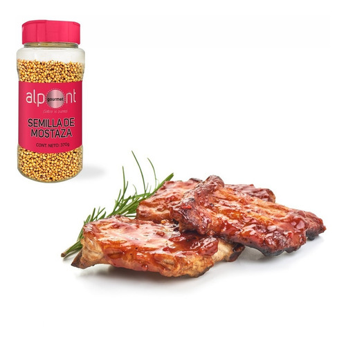 Alpont Semilla De Mostaza Entera 370 Gramos 2 Piezas