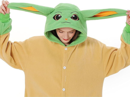 Pijama Kigurumi De Grogu Baby Yoda Star Wars Unisex Adultos