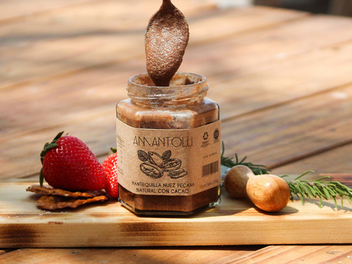 Mantequilla De Nuez Con Cacao Amantolli, 100% Natural
