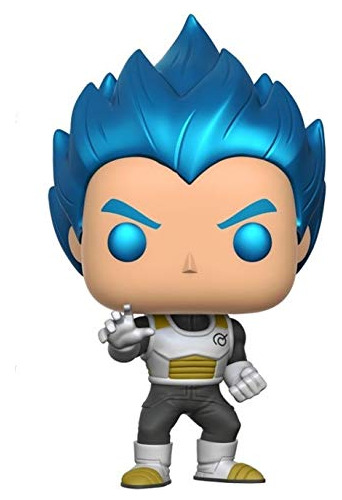 Pop Dragonball Z Super Saiyan God Metallic Blue Vegeta Figur