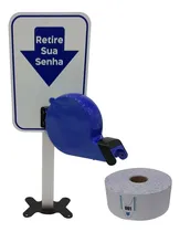 Comprar Dispensador De Senhas + Placa + Suporte Mesa + 2000 Senhas