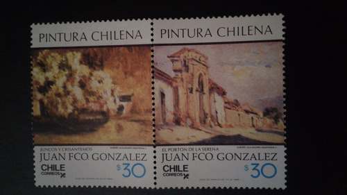 Pintura Chilena Juan Francisco Gonzalez 1986 Mint (gas205)