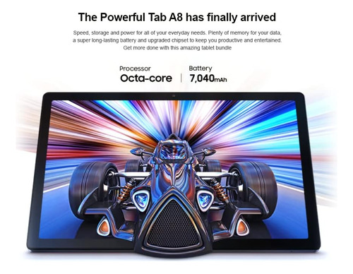 Tablet Samsung Galaxy Tab A8, C/ Funda, 32 Gb, Wi-fi, Gris