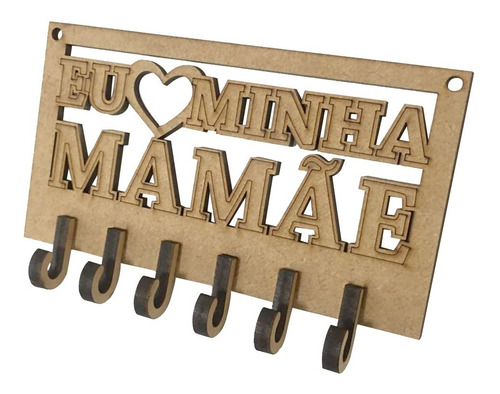 Lembrança Dia Das Mães Porta Chaves Mdf Kit 10 Peças 1310