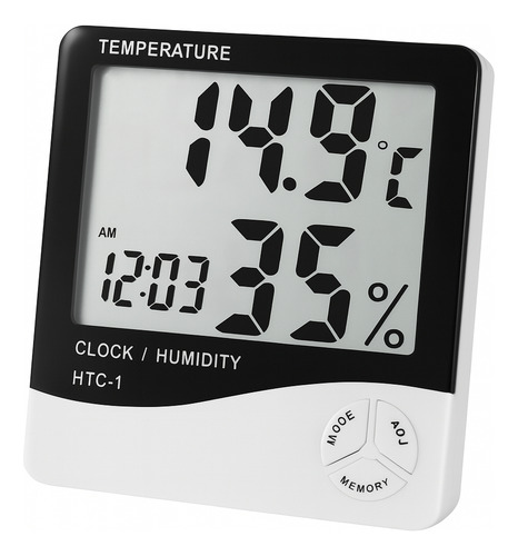Termo Higrômetro Digital Sensor Externo Interno
