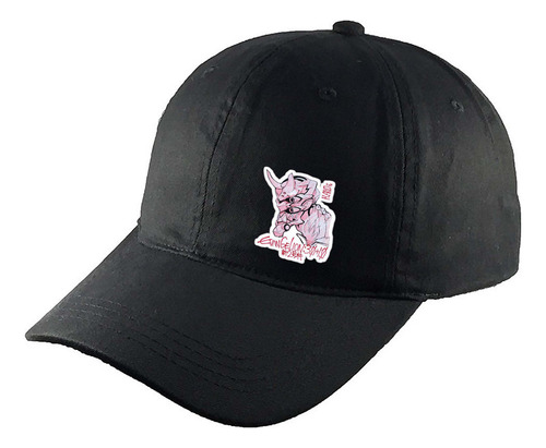 Gorra Clasica Algodón Negra Evangelion Rr138