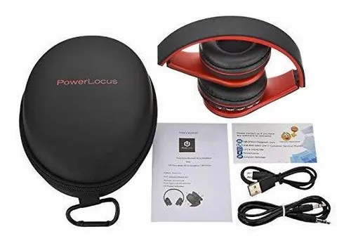 Auriculares Powerlocus Inalambrico Bluetooth Over ear Stereo