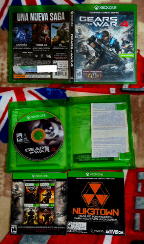 Pack5juegos Xbox360/one Gears Of War + Autógrafo'rodferguson (Usado)