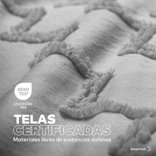 Juego de Funda Para Edredon Duvet con Textura Dreamlab, Tamaño Matrimonial, Color Gris