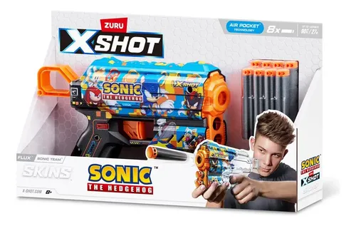 X Shot 3個セット Lançador De Dardos X-shot - Sonic Team Multicolorido | Frete grátis